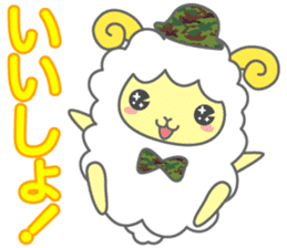 Moko-chan of sheep 3 sticker #2097458