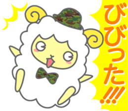 Moko-chan of sheep 3 sticker #2097461
