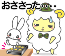 Moko-chan of sheep 3 sticker #2097464