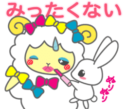 Moko-chan of sheep 3 sticker #2097474