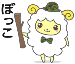 Moko-chan of sheep 3 sticker #2097476
