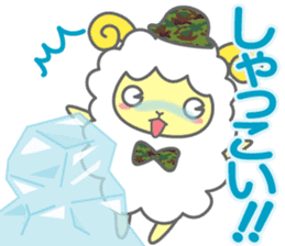 Moko-chan of sheep 3 sticker #2097484