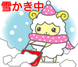 Moko-chan of sheep 3 sticker #2097485