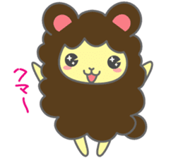 Moko-chan of sheep 3 sticker #2097491