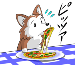 Corgi Caraway sticker #2097751