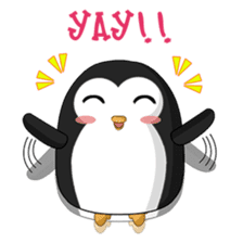 Piroo Cute Penguin and Family sticker #2098254