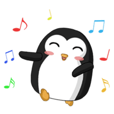Piroo Cute Penguin and Family sticker #2098255