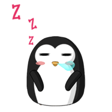 Piroo Cute Penguin and Family sticker #2098256