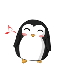 Piroo Cute Penguin and Family sticker #2098258