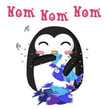 Piroo Cute Penguin and Family sticker #2098266