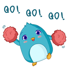 Piroo Cute Penguin and Family sticker #2098276