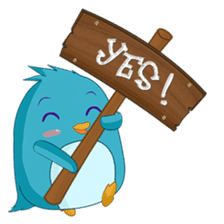 Piroo Cute Penguin and Family sticker #2098279