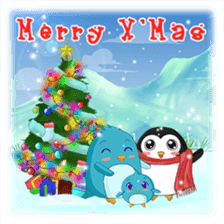 Piroo Cute Penguin and Family sticker #2098291