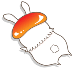 Mushroom rabbit Sticker sticker #2098384
