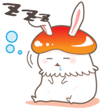 Mushroom rabbit Sticker sticker #2098390