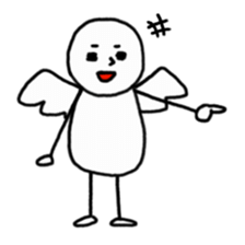 Angel smile sticker #2099015