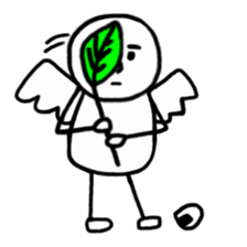 Angel smile sticker #2099017