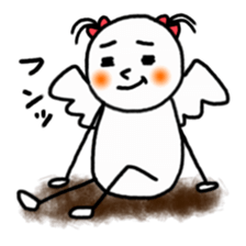 Angel smile sticker #2099021