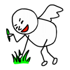 Angel smile sticker #2099029