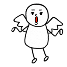 Angel smile sticker #2099030