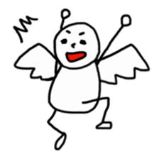 Angel smile sticker #2099036