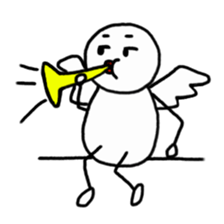 Angel smile sticker #2099037