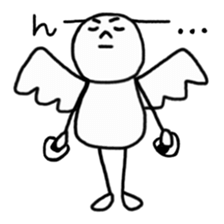 Angel smile sticker #2099038