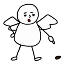 Angel smile sticker #2099039