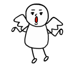 Angel smile sticker #2099040