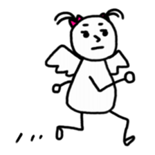 Angel smile sticker #2099045