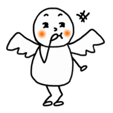 Angel smile sticker #2099047