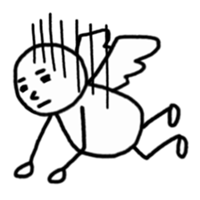 Angel smile sticker #2099048