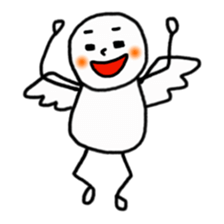 Angel smile sticker #2099049