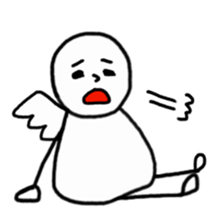 Angel smile sticker #2099050