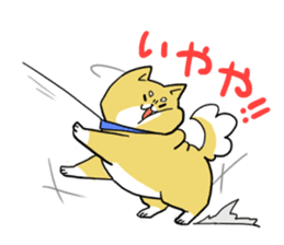 The animals of a round eye sticker #2099110