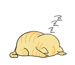 The animals of a round eye sticker #2099112