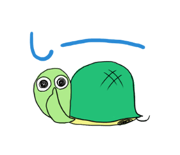 The animals of a round eye sticker #2099125