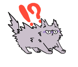 The animals of a round eye sticker #2099128