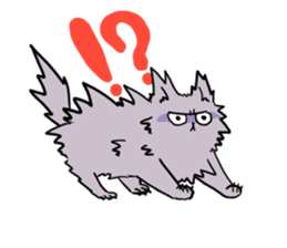 The animals of a round eye sticker #2099128