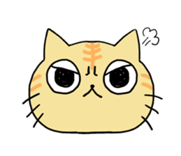 The animals of a round eye sticker #2099134