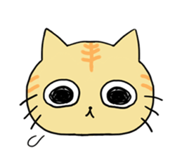 The animals of a round eye sticker #2099136