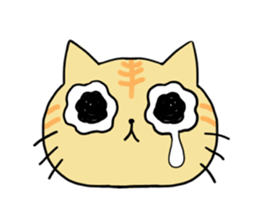 The animals of a round eye sticker #2099137