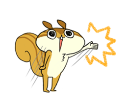 The animals of a round eye sticker #2099138