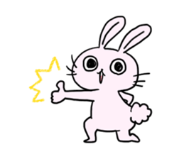 The animals of a round eye sticker #2099139