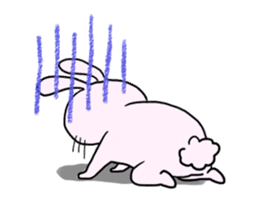 The animals of a round eye sticker #2099142