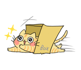 The animals of a round eye sticker #2099146