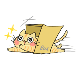 The animals of a round eye sticker #2099146