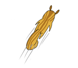 The animals of a round eye sticker #2099147