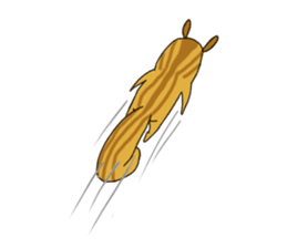 The animals of a round eye sticker #2099147