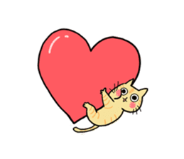 The animals of a round eye sticker #2099148